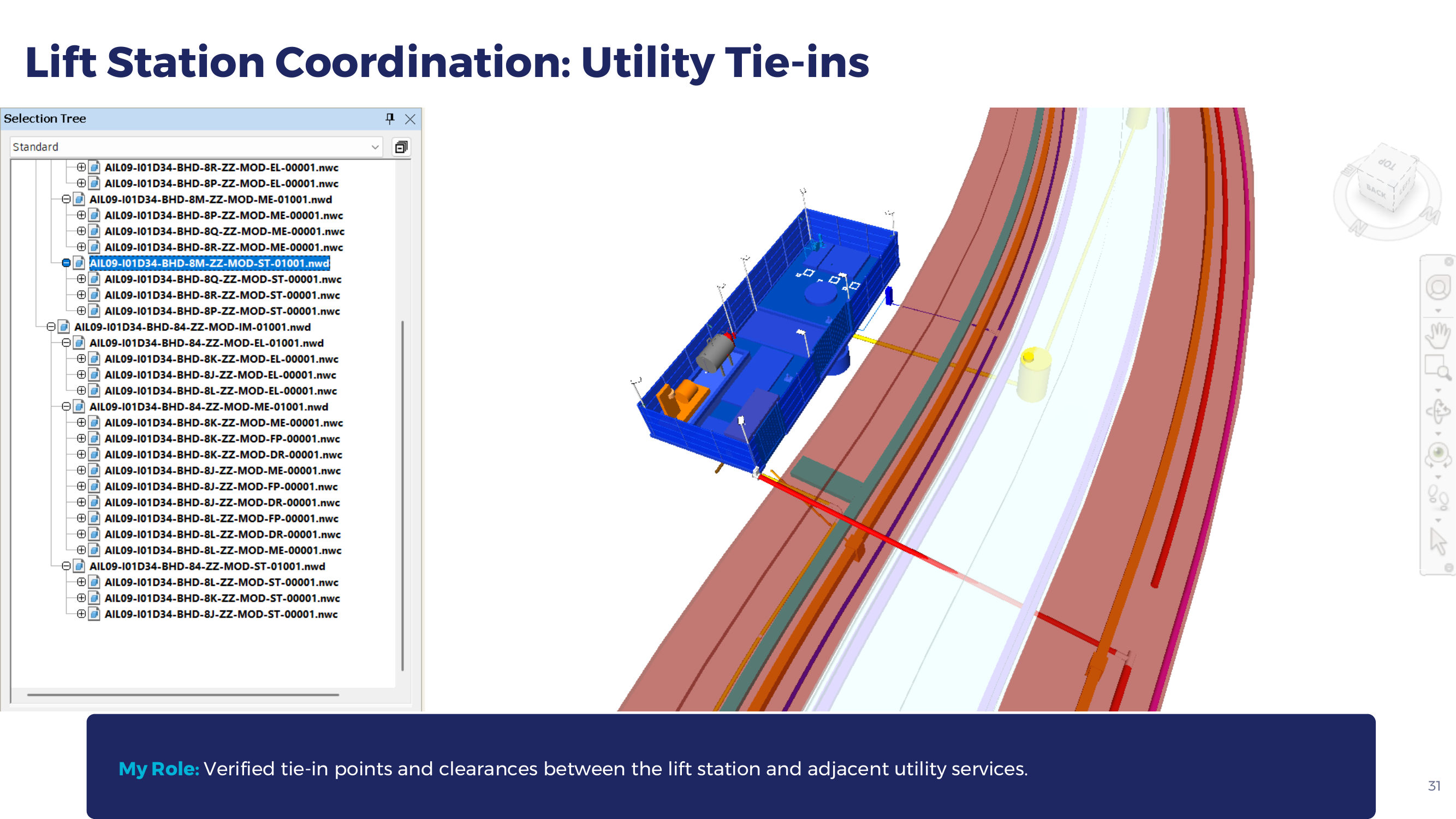 Lift station coordination with adjacent utility services